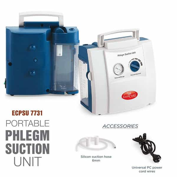 Easy Care Ecpsu 7731 Portable Phlegm Suction Unit White