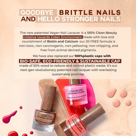Colorbar Vegan Nail Lacquer Gold Drama 8 Ml
