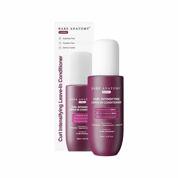 Bare Anatomy Curl Intensifying Leave In Conditioner Cream 140Ml