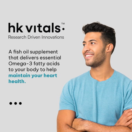 Hk Vitals Multivitamin Plus Men | 30 Tablets With Fish Oil Capsules | 30n (Combo Pack)