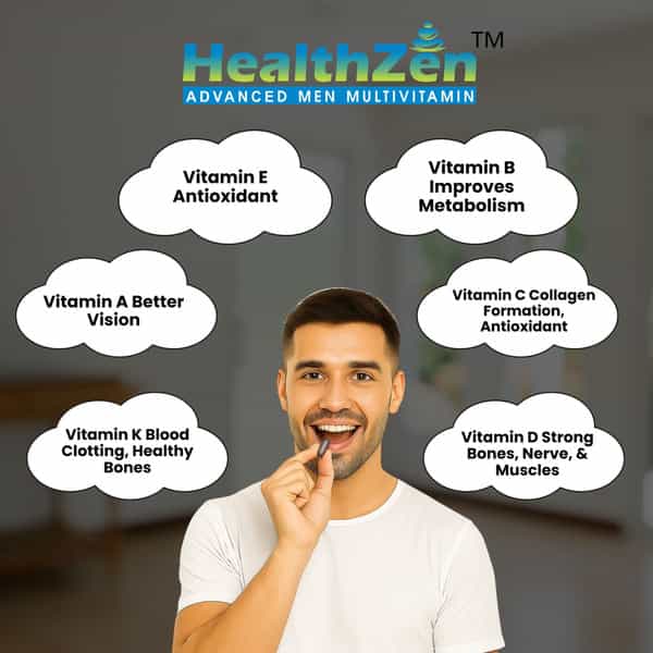 Healthzen Men Multivitamin Tablet - 30N