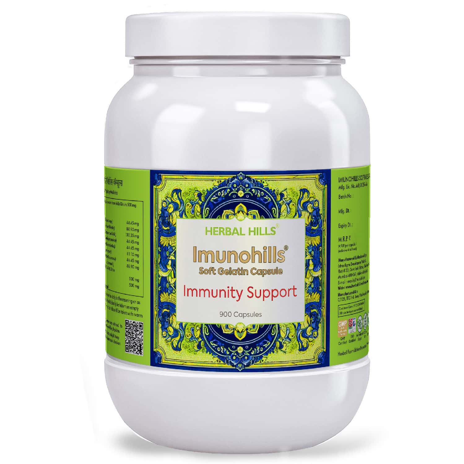 Herbal Hills Imunohills - Value Pack 900 Capsule