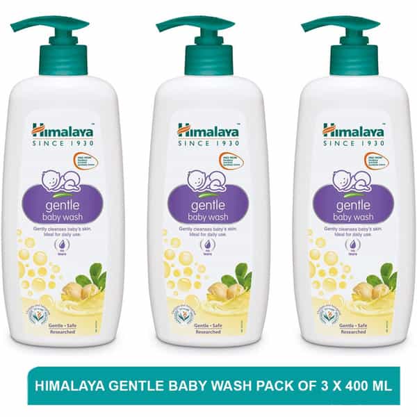Himalaya Gentle Baby Wash | 400 Ml | Pack Of 3