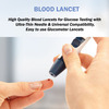 Stergic High Quality Blood Lancets For Glucose Testing Ultra-Thin Needle & Universal Flat Shape