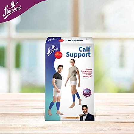 Flamingo Premium Calf Support Premium Leg Wrap Brace | Size - L
