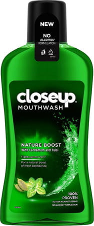 Closeup Nature Boost Mouthwash 500 Ml