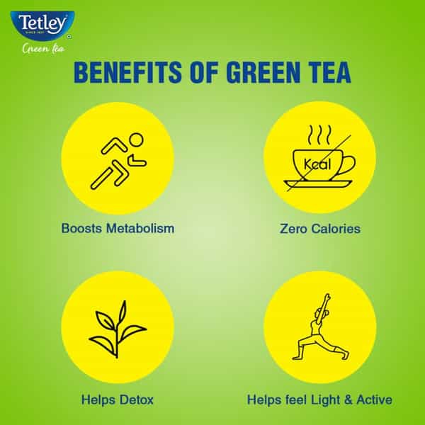 Tetley Green Tea With Lemon & Honey Immune With Added Vitamin C 100 Tea Bags