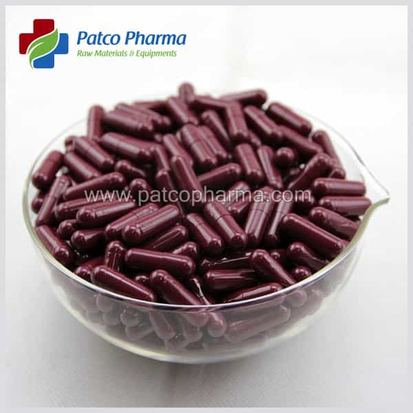 Patco Pharma- Size 0 Maroon Empty Gelatin Pill Capsule|Diy Powder Filling (Pack Of 5000)