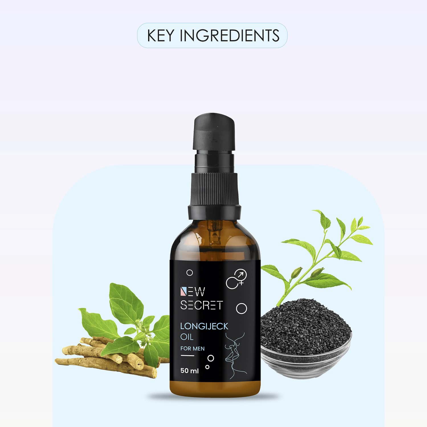 Buy NEWSECRET LONGIJECK OIL 50 ML FOR LONG LASTING IN BED Online & Get