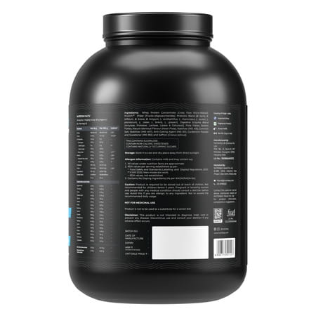 Nutrabay Bioabsorb Whey Protein Powder | Prodifi Blend | 26g Per Scoop | Kesar Badam Pista - 2kg