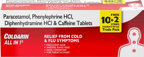 Coldarin All In 1 Strip Of 10 Tablets
