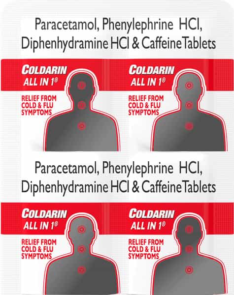 Coldarin All In 1 Strip Of 10 Tablets