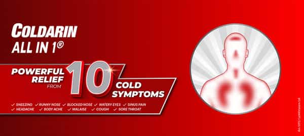 Coldarin All In 1 Strip Of 10 Tablets