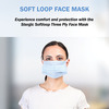 Stergic Softloop 3 Ply Disposable Face Mask Soft & Breathable Non-Woven Fabric With Earloop