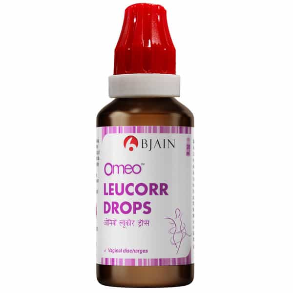 Bjain Omeo Leucorr Drops For Abnormal Vaginal Discharge - 30Ml