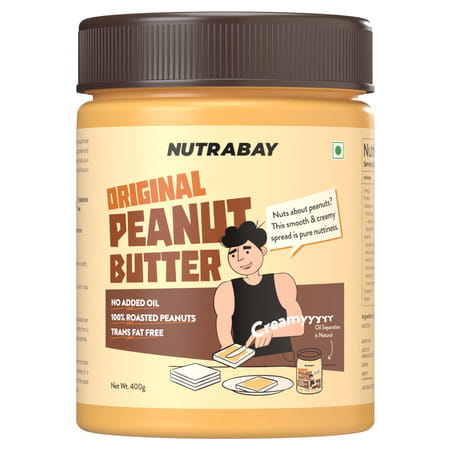 Nutrabay Foods Original Peanut Butter (Creamy) - 400g