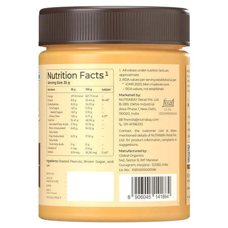 Nutrabay Foods Original Peanut Butter (Creamy) - 400G