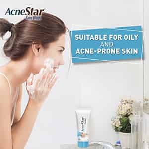 Mankind Acnestar Unisex Face Wash - (50 Gr 2 Pc)