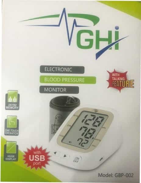 Ghi Gbp-002 Bp Monitor