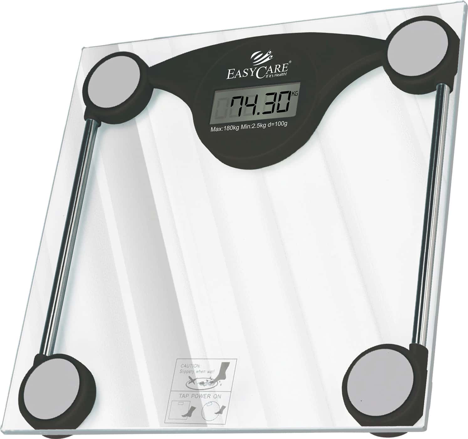 Easycare (german Tech.) Digital Glass Personal With Step-on Technology - Ec3318a