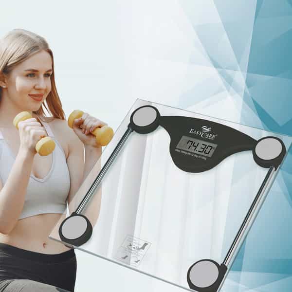 Easycare (German Tech.) Digital Glass Personal With Step-On Technology - Ec3318a