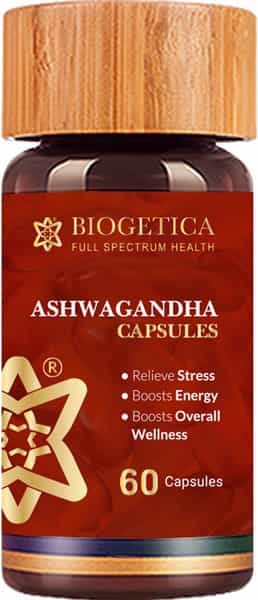 Biogetica Ashwagandha (Boost Over All Wellness) 60 Capsules