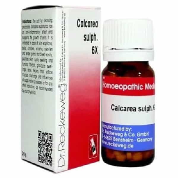 Dr. Reckeweg Calcarea Sulphurica Biochemic Tablet 6X