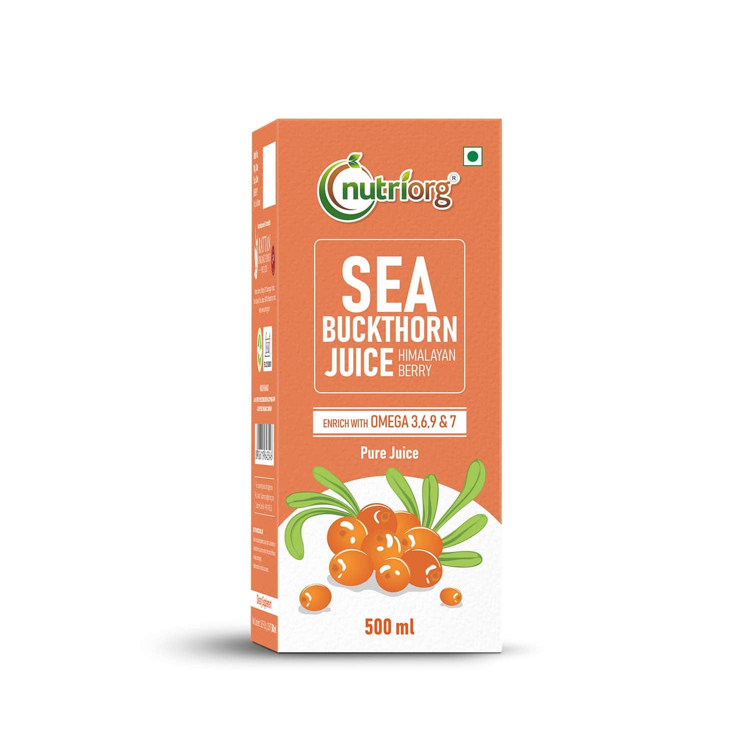 Nutriorg Seabuckthorn Juice 500ml