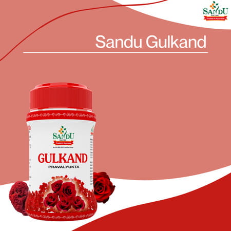 Sandu Gulkand - Pravalyukta - 400 Gm