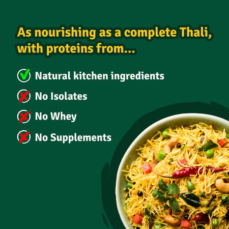 Prolicious Millet Vermicelli | High Protein & Fiber | Plant Based | No Maida (400g, Pack Of 2)