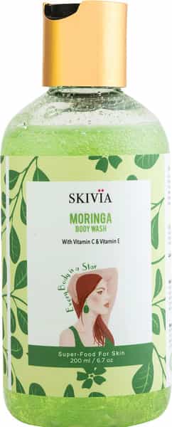 Skivia Moringa Body Wash With Vitamin C & Vitamin E (200 Ml)