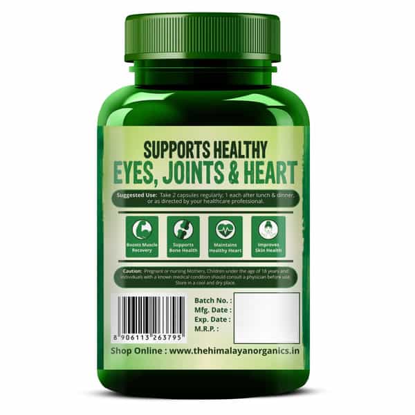 Vlado's Himalayan Organics Omega 3 6 9 Vegan Supplement - 60 Capsules
