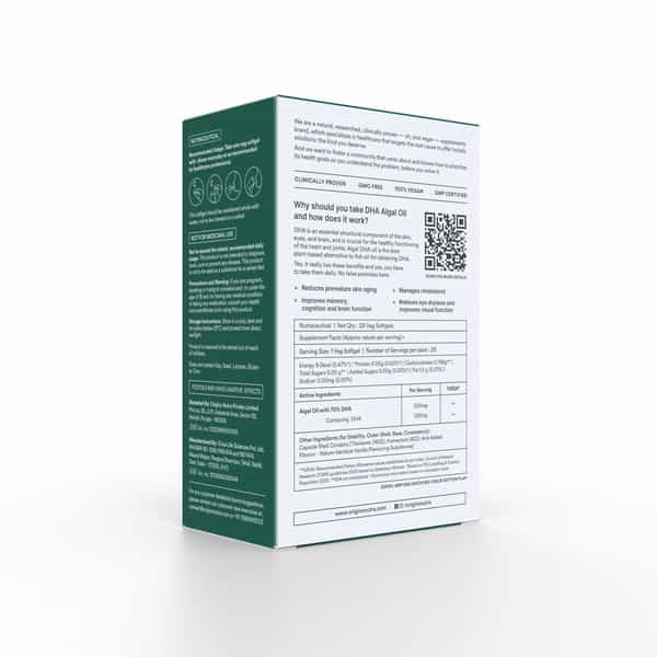Origins Nutra Dha Algal Oil 28 Veg Softgels