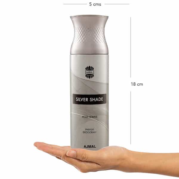 Ajmal Aurum & Silver Shade & Wisal Deodorant Spray - For Men & Women (200 Ml Pack Of 3)