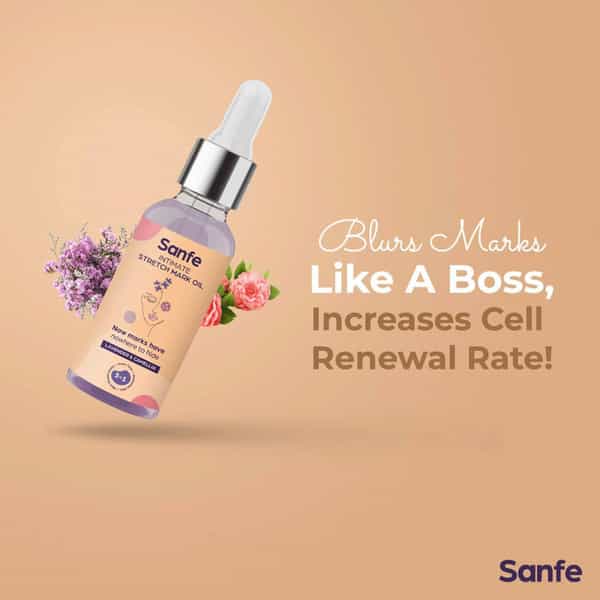 Sanfe Intimate Stretch Mark Oil - 30 Ml