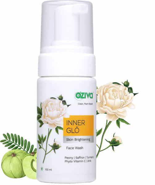 Oziva Inner Gl Skin Brightening Face Wash For Dark Spot Correction & Radiance (100 Ml)