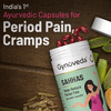 Gynoveda Period Pain Relief Capsules. Ayurvedic Formula Heals Root Cause With Shatavari. 120 Tablets
