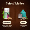 Gynoveda Period Pain Relief Capsules. Ayurvedic Formula Heals Root Cause With Shatavari. 120 Tablets