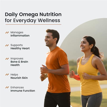 Neuherbs Deep Sea Cod Liver Oil Omega 3 Supplement For Heart | Brain | Bone & Skin Health