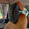 Betterhood Pack Of 2 Black Memory Foam Ergonomic Neck Support Cushion For Car
