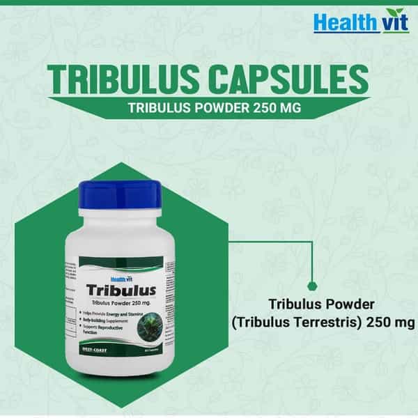 Healthvit Tribulus Terrestris Powder 250 Mg -60 Capsules