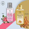 Tnw-The Natural Wash Steam Distilled Rose Water (100Ml) And Virgin Cold Pressed Almond Oil (100Ml)