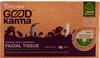 Origami Good Karma Face Tissue Paper Box / Car Facial Tissue Box - 2 Ply - 100 Pulls
