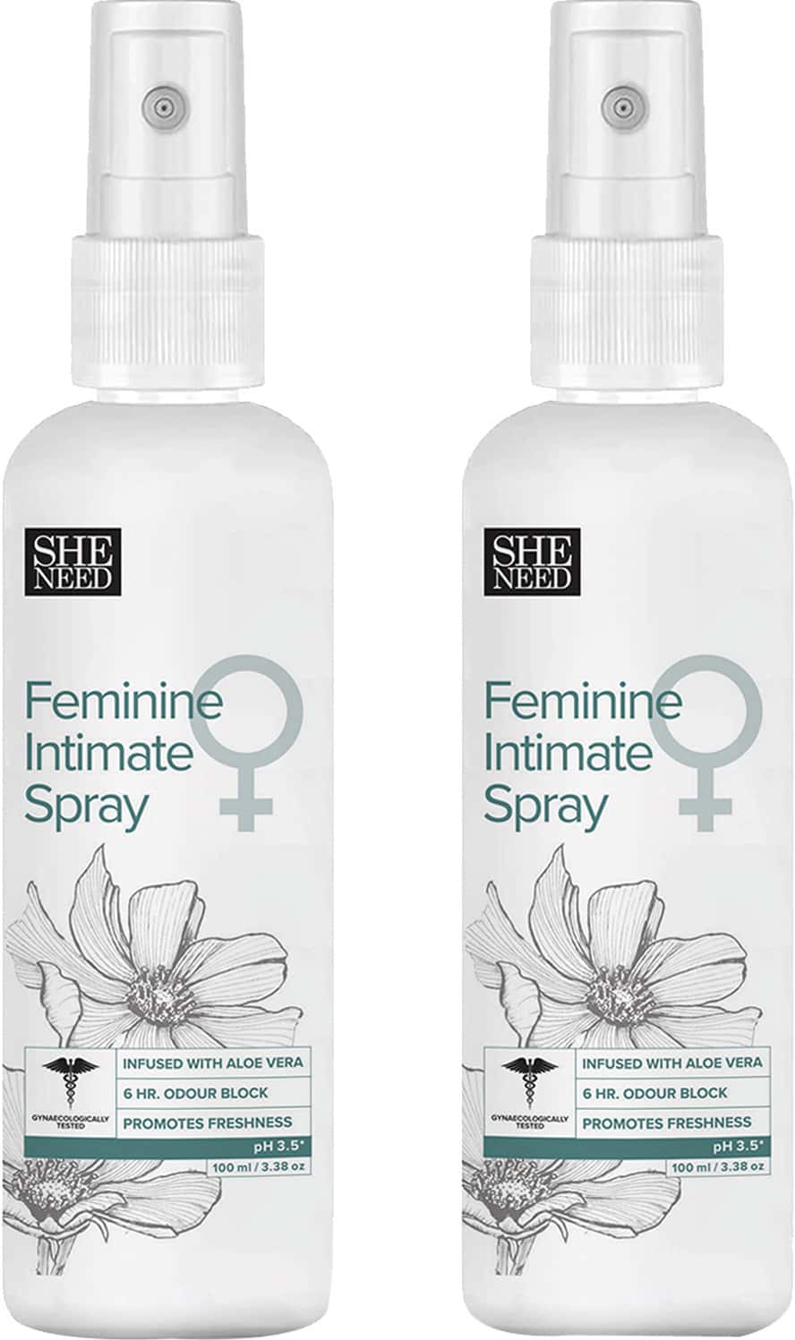 Sheneed Feminine Intimate Spray For Women 100ml (pack Of 2)