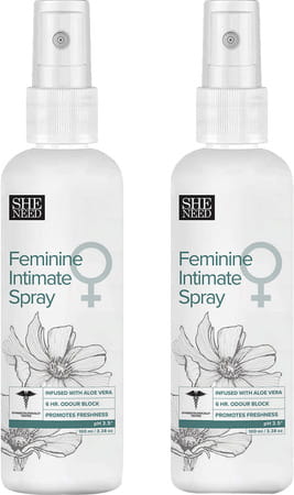 Sheneed Feminine Intimate Spray For Women 100ml (Pack Of 2)