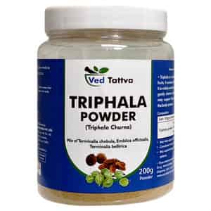 Ved Tattva Triphala Powder 200 Gms (amla Harde & Baheda) For Healthy Digestion