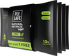 Pee Safe Intimate Wipes For Men Biodegradable Ph Balanced - 40 Wipes (Pack Of 4)