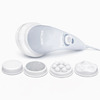 Waldon By Dr. Odin Oem101 Handheld Body Massager Adjustable Dial & 5 Interchangeable Heads (White)