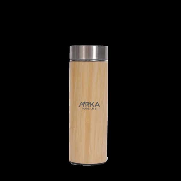 Arka Pure Life Bamboo Water Bottle With Tea Infuser (450Ml)