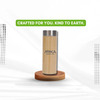 Arka Pure Life Bamboo Water Bottle With Tea Infuser (450Ml)